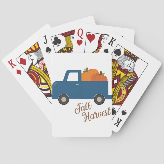Fall Harvest Poker Cards (Back)