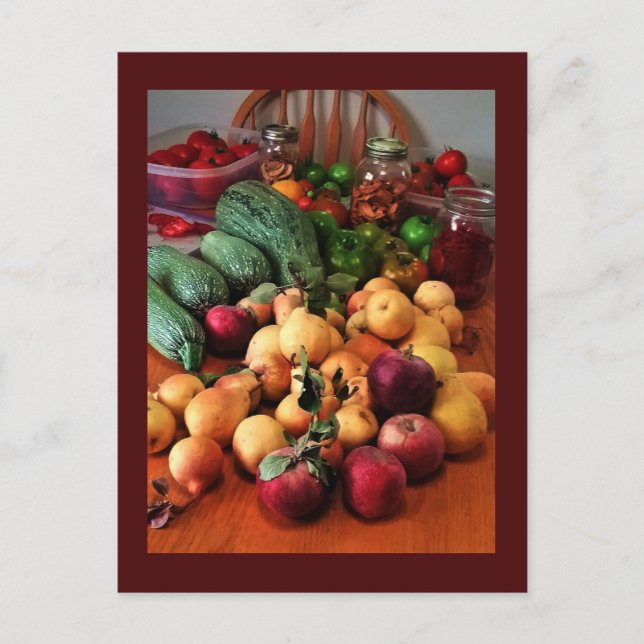 Fall Harvest Post Card (Front)