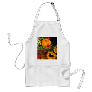 Fall Harvest Sunflowers Adult Apron