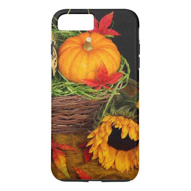 Fall Harvest Sunflowers Case-Mate iPhone Case (Back)