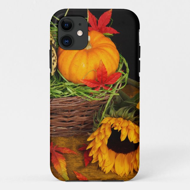 Fall Harvest Sunflowers Case-Mate iPhone Case (Back)