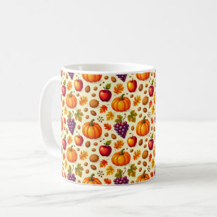 Fall Harvest Thanksgiving Coffee Mug