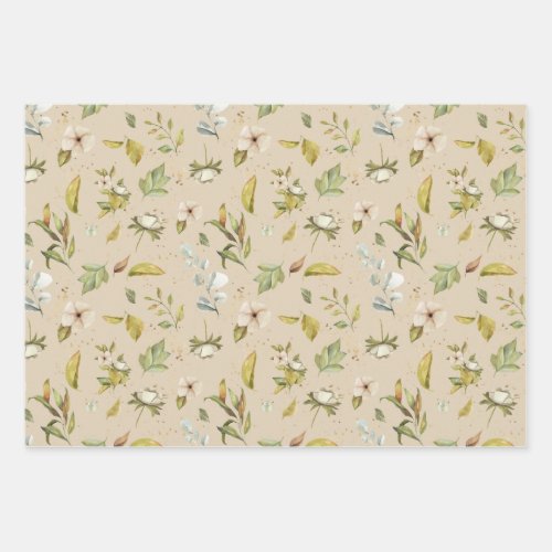 Fall harvest theme pattern Wrapping Paper Sheets