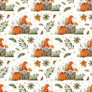 Fall Harvest with Gnomes Thanksgiving Tablecloth