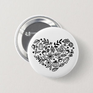 Fall Heart Button
