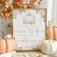 Fall Help the Busy Mom-to-Be Address an Envelope