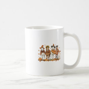 Fall Horse Thanksgiving Horse Autumn Leaves Wester Coffee Mug