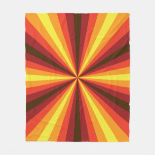 Fall Illusion Fleece Blanket