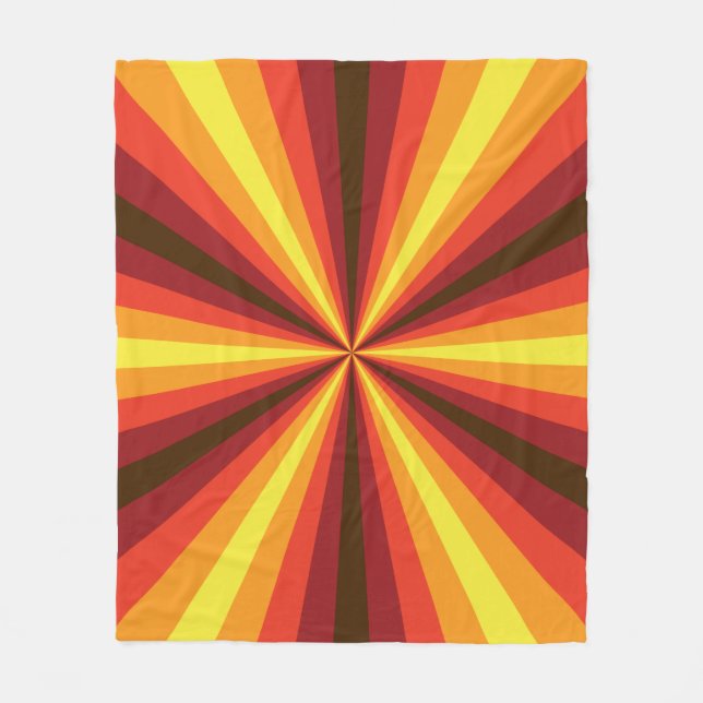 Fall Illusion Fleece Blanket (Front)