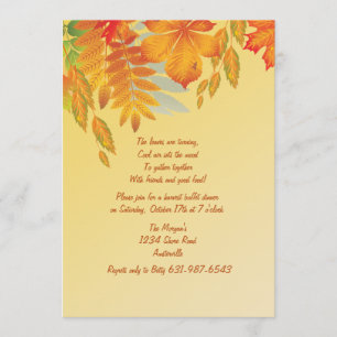 Fall Impression Invitation