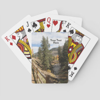 Fall in Aspen Poker Cards