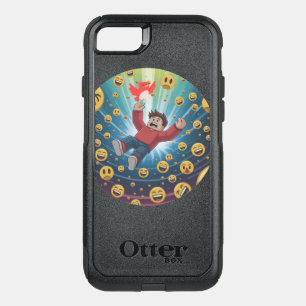 Fall in bubble OtterBox commuter iPhone SE/8/7 case