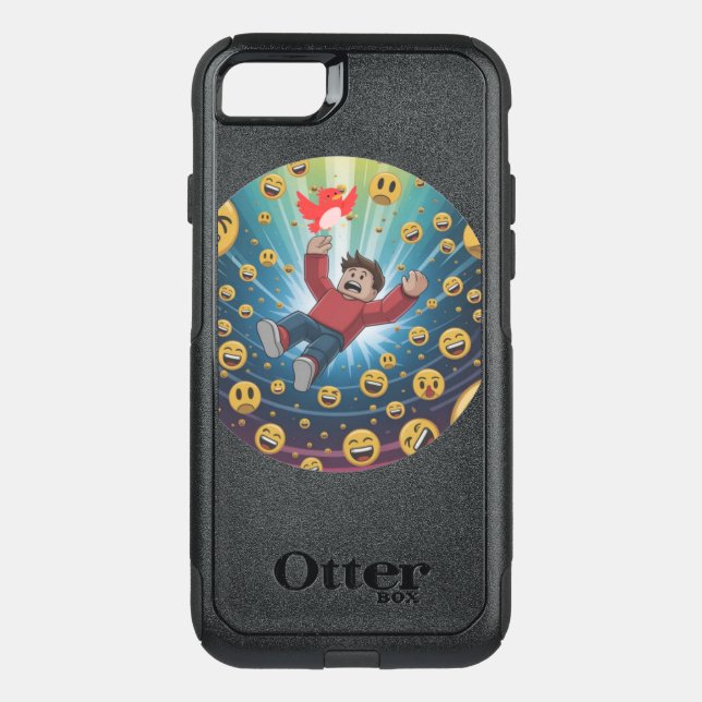 Fall in bubble  otterbox iPhone case (Back)