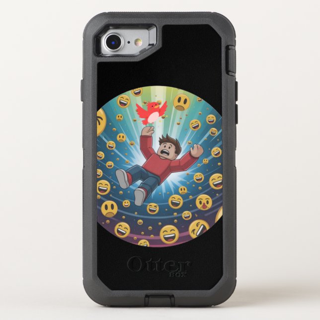 Fall in bubble  otterbox iPhone case (Back)