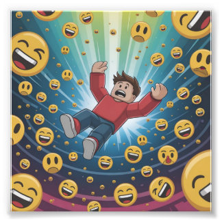 Fall in bubble photo print