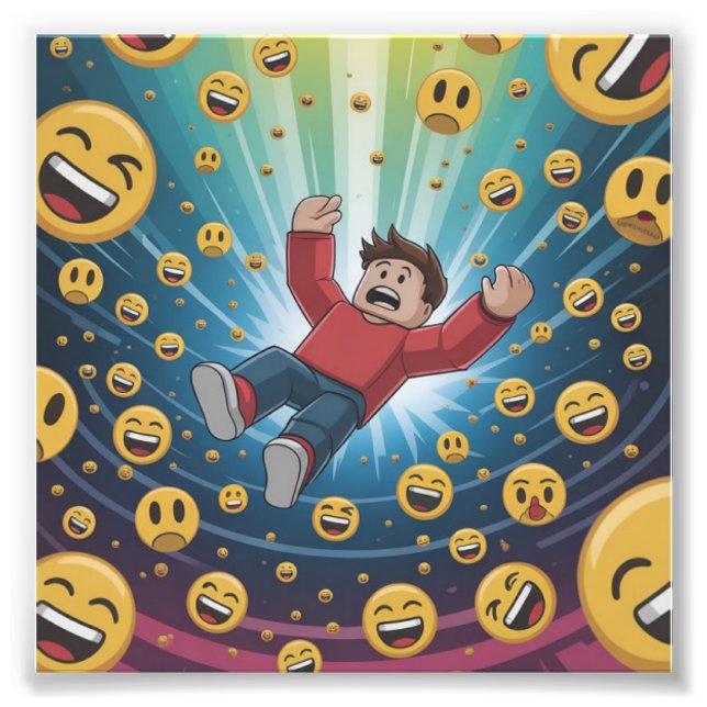 Fall in bubble  photo print (Front)