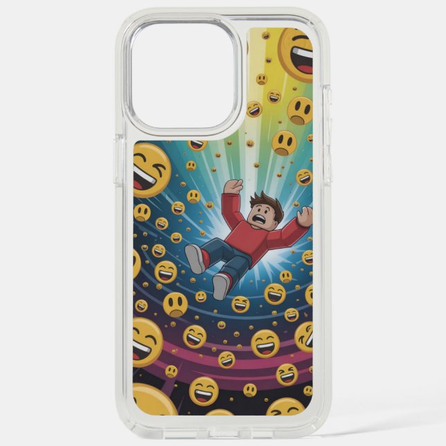 Fall in bubble  speck iPhone case (Front)