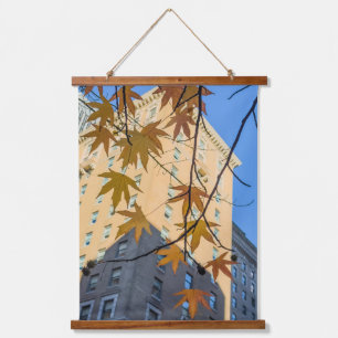 Fall in City Hanging Tapestry