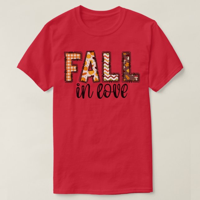 Fall in love8 T-Shirt (Design Front)