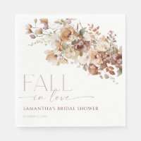 Fall in love autumn floral bridal shower