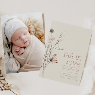 Fall in Love Autumn Sip and See Invitation 