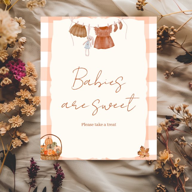 Fall in love Babies are sweet Baby Shower Sign (Creator Uploaded)