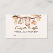Fall in Love Baby Shower Diaper Raffle