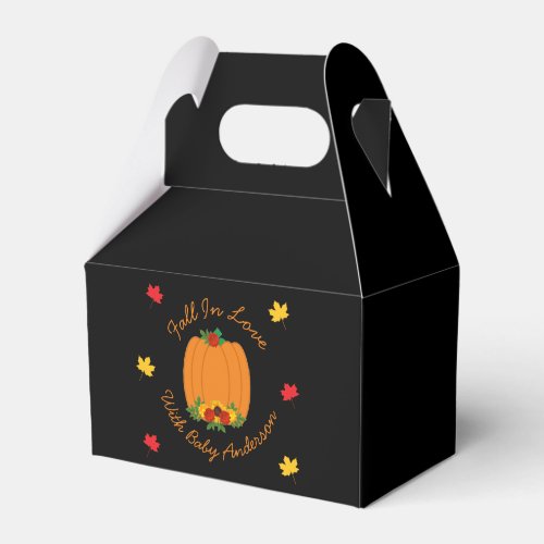 Fall In Love Baby Shower Favor Boxes