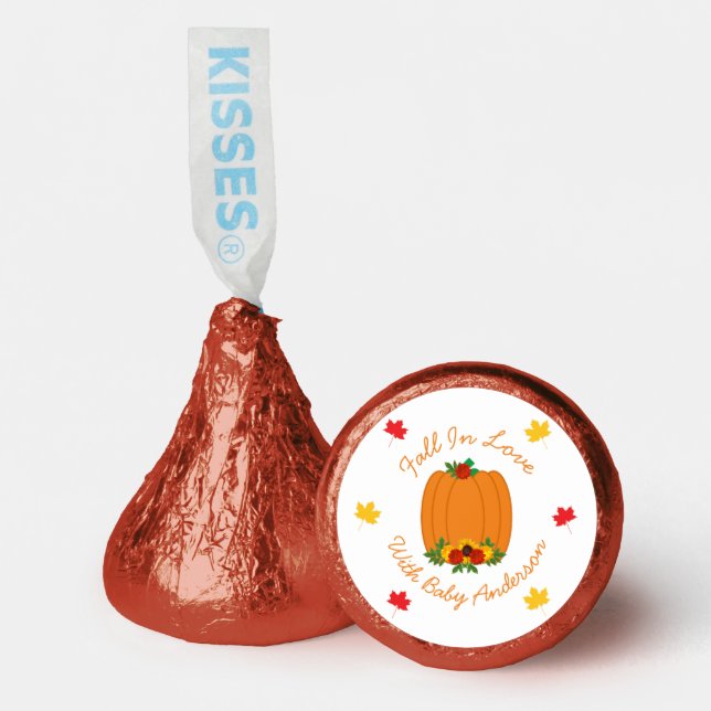 Fall In Love Baby Shower Hershey®'s Kisses® (Front)
