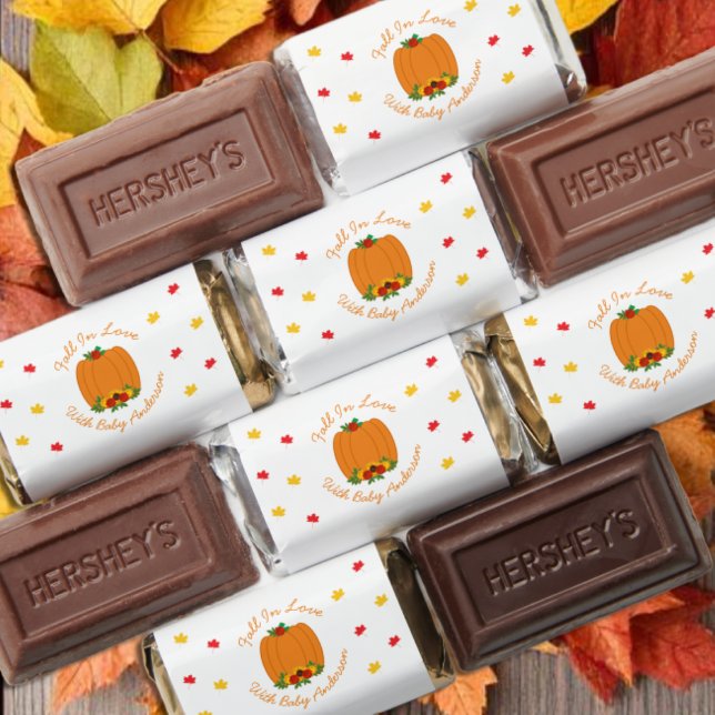 Fall In Love Baby Shower Hershey's Miniatures (Creator Uploaded)