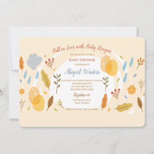 Fall in Love Baby Shower Invitation