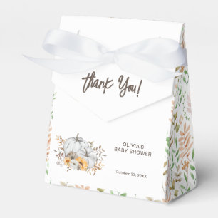 Fall in Love Baby Shower Thank You Favor Boxes