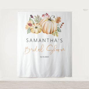 Fall in Love Backdrop, Pumpkin Fall Bridal Shower