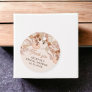 Fall in love beige floral boho chic bridal shower favor tags
