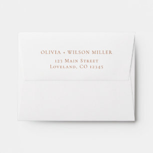 Fall in love Boho Flowers Wedding Envelope