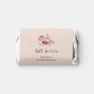 Fall In Love Boho Pink Pumpkin Bridal Shower Hershey's Miniatures