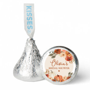 Fall in Love Boho Terracotta Pumpkin Bridal Shower Hershey®'s Kisses®
