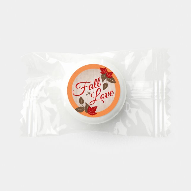 Fall in Love Bridal or Wedding Life Saver® Mints (Front)
