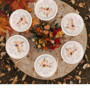 fall in love bridal shower bridal shower paper plates