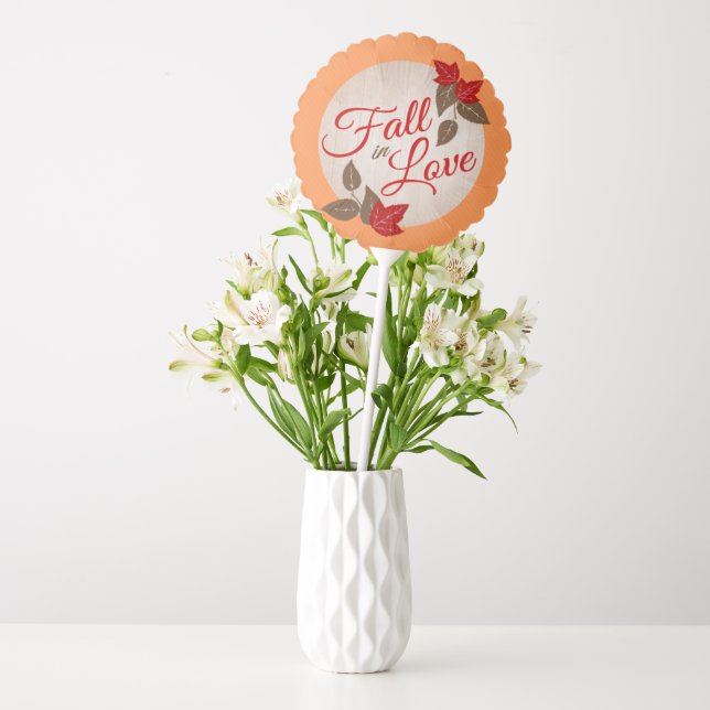 Fall in Love Bridal Shower Centerpiece Balloon (Vase)