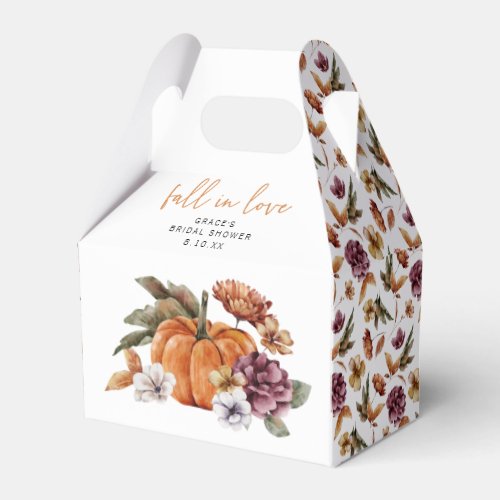 Fall In Love Bridal Shower Favor Boxes