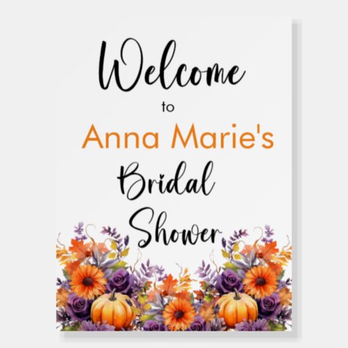 Fall in Love Bridal Shower Foam Boards