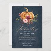 Fall in Love Bridal Shower invitation (Front)