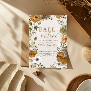 Fall in Love Bridal Shower Invitation