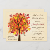 Fall In Love Bridal Shower Invitation (Front/Back)