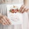 Fall in Love Bridal Shower Rust Flowers Pumpkin 