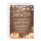 Fall in Love Bridal Shower Rustic Pumpkin Floral