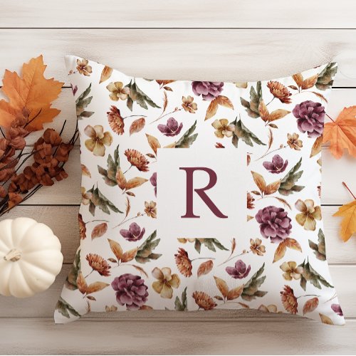 Fall In Love Bridal Shower Throw Pillow