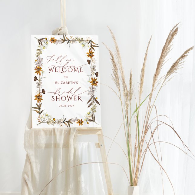Fall in Love Bridal Shower Welcome Sign (Creator Uploaded)