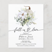 Fall In Love Budget Bridal Shower Invitation (Front)